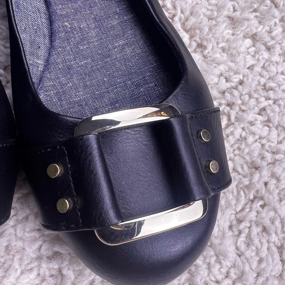 DR SCHOLL’S WOMENS BLACK MEMORY FOAM BALLET FLATS WITH TOE DESIGN SZ 7 NWT - Picture 5 of 11